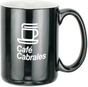 Promotional Ceramic Mugs: 15oz Two Tone El Grande Ceramic Mugs